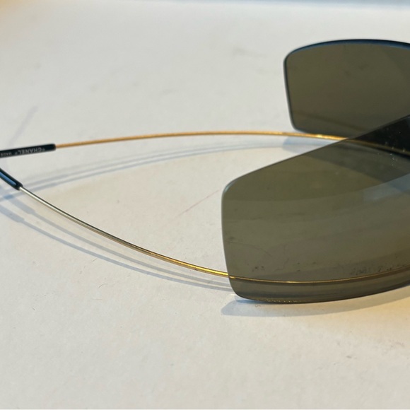 CHANEL Gold Rimless Glasses with Modern Design - Picture 10 of 12